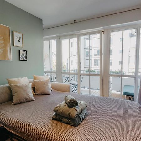 Traber Apartments Im Herzen Leipzigs Balkon Parkplatz Экстерьер фото