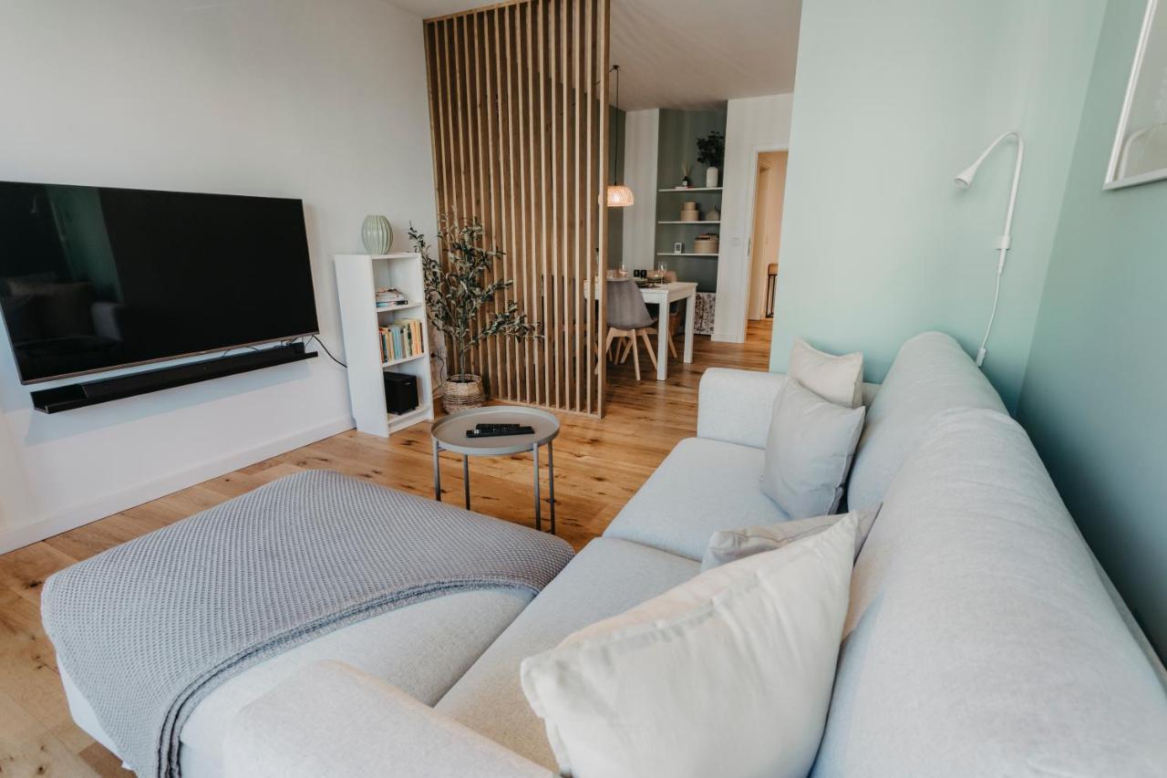 Traber Apartments Im Herzen Leipzigs Balkon Parkplatz Экстерьер фото