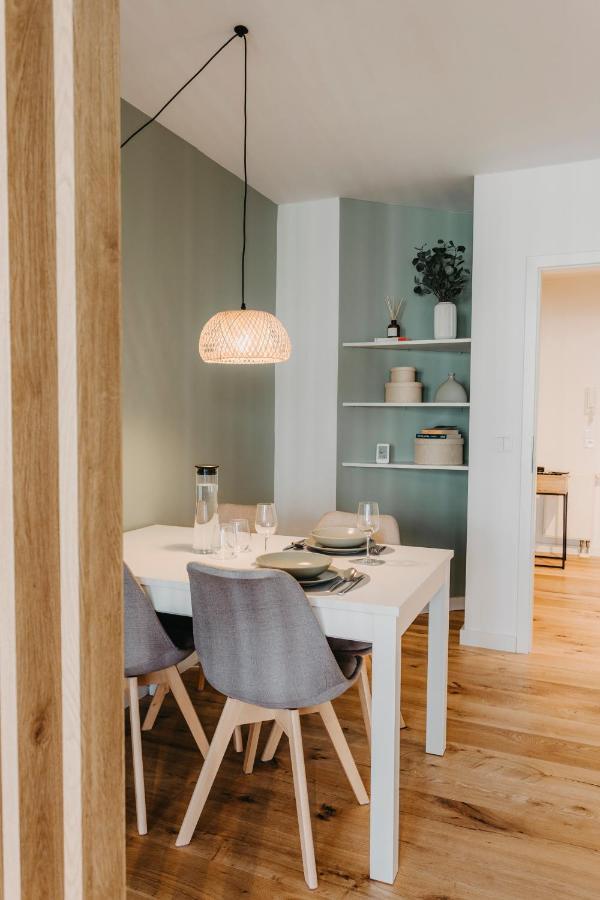 Traber Apartments Im Herzen Leipzigs Balkon Parkplatz Экстерьер фото
